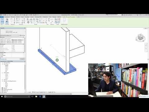 Zapata Corrida y Losa de Cimentacion - Revit Structural 2017
