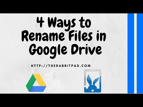How to Rename Files in Google Drive