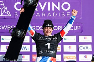 French joy in Cervinia as Jonas Chollet claims debut Snowboard Cross World Cup win