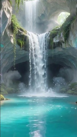 Relaxing Piano Music with Waterfall Sounds 🌊 Peaceful Nature Melody