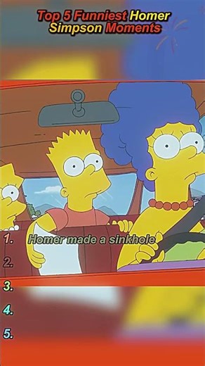 Top 5 Funniest Simpsons Moments Of All Time (You Won’t Stop Laughing!) 🤣📺 #TheSimpsons #Simpsons