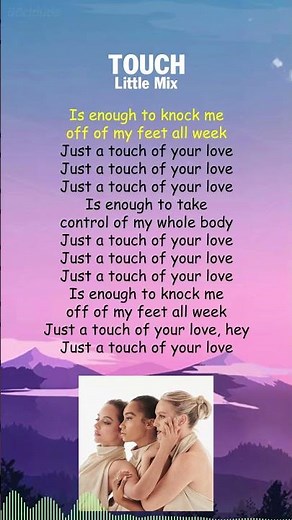 Little Mix - Touch (Lyrics) #shorts