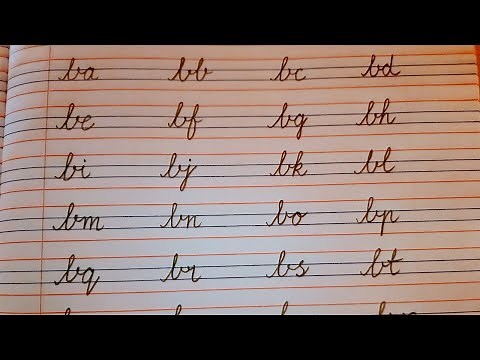 How to Connect Cursive b | Cursive Writing | Handwriting Practice