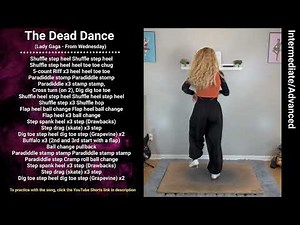 TAP DANCE TUTORIAL - DEAD DANCE (Lady Gaga - Wednesday) - Intermediate/Advanced Choreography