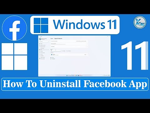 ✅ How To Uninstall Facebook App On Windows 11
