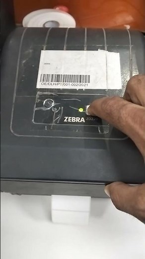 Zebra ZD220 Printer| How to Calibrate 🖨️ Printer