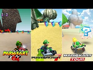 Evolution Of N64 Koopa Troopa Beach Course In Mario Kart Games [1996-2020]