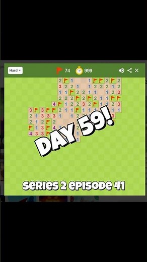 Day 59 of playing Minesweeper every day for the rest of my life