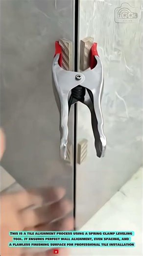 Tile Alignment Tool: Perfect Wall Joint Leveling Technique #innovationtools
