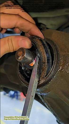 Transmission Oil Seal Removal | Easy Seal Extraction from Housing