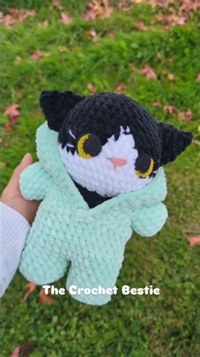 Cat with Onesie #cat #crochetcat #cute crochet