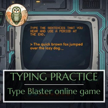 TypeBlaster: Arcade Style Typing Game | Gamified Keyboarding Practice