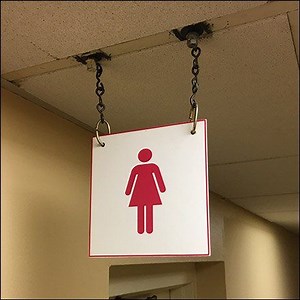 [Hot Item] Suspended Sign Mount Sign Hallway Signs Ceiling-Hung Hotel Signage for Directional
