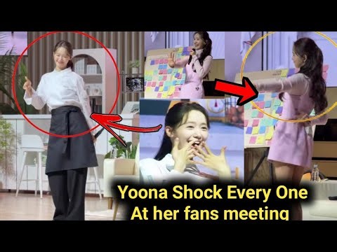 OMG You won't believe this 😱!Im YoonA’s Fan Meeting Turns Chaotic — Fans Notice Something Shocking.