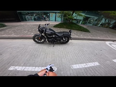 Royal Enfield Meteor 350 Traffic POV | Urban Filtering & Engine Sound
