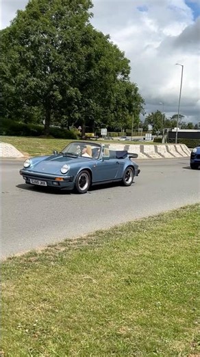Convertible 911 blue on blue air cooled Porsche