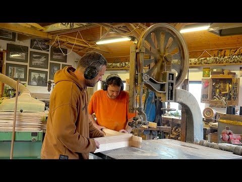 Traditional Children’s Ski Making: The Forgotten Art of Bending Ash Wood