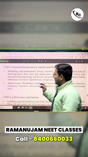 NEET 2026 Alert ❗ NTA Releases Updated Syllabus PDF #neet #neet2026 #shorts #shortvideo #viral