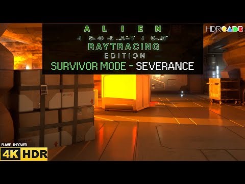 Alien: Isolation Ray Tracing Edition Survivor Mode - Severance (all objectives) | 4K 60fps HDR