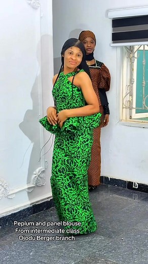 10K views · 216 reactions | Peplum blouse and pannel blouse practical by my intermediate students Right__touch_ Academy | Osunde Righteousness | Facebook