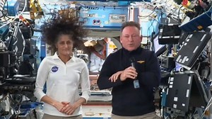 The two NASA astronauts stranded in space say they feel 'grateful' to spend more time at the International Space Station despite the difficulties they've encountered. | Sky News Australia