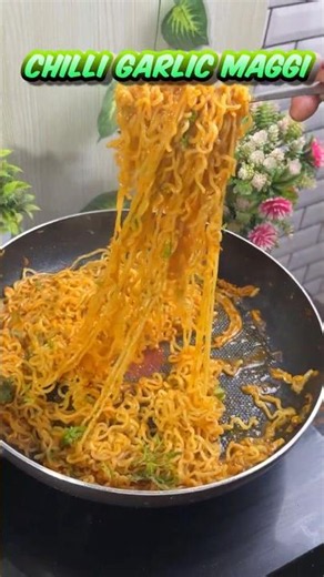 chilli garlic maggi 🥵