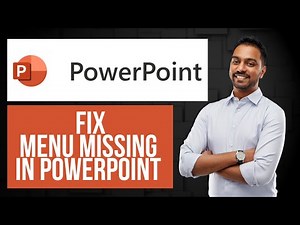 How to Fix PowerPoint Menu Missing | Toolbar Missing in PPT Presentation