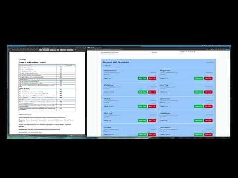 Advanced Web Development Part 2