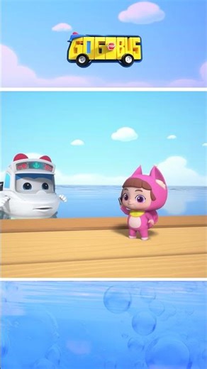 🖐️Five Cute Vehicles | Learn Colors With GoGoBus #shorts #gogobus #kidssong