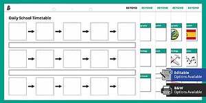 Daily Visual Timetable