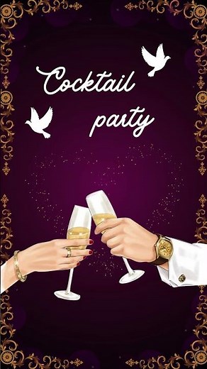 Cocktail Party Invitation Video | Cocktail Party Invite 2025-26 #wedding