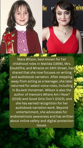 Mara Wilson on Life After Matilda: Author, Audiobook Narrator and Advocate