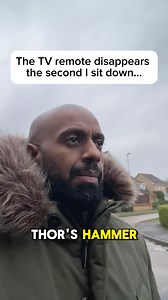 Why does the TV remote go missing the second I sit down? Anyone else? #tv #remote #funny #comedy #reels | Dinesh Nathan