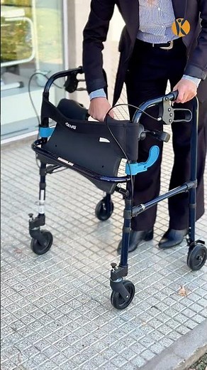 ANDADOR DE ALUMINIO DE 4 RUEDAS CON ASIENTO