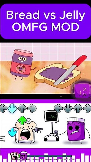 Bread vs Jelly Jar - FNF OMFG Mod - Friday Night Funkin' Mobile Game