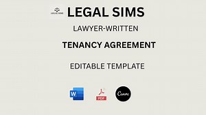 Tenancy Agreement Template | Printable & Editable Lease Contract | PDF Word Google Docs | Fillable Rental Agreement Form - Etsy Australia