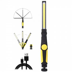 [Hot Item] Rechargeable COB Work Light, Portable Magnetic Base Inspection Lamp
