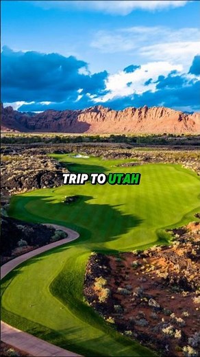 Play the best golf courses in Utah with this golf trip! ⛰️#golf #golfing #shorts