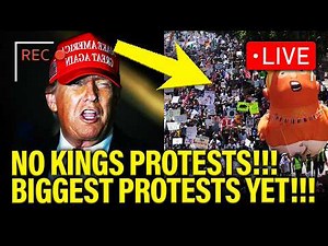 LIVE: MASSIVE NO KINGS PROTESTS TAKE OVER USA!!!