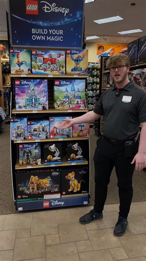 30 reactions | Your weekend just got booked! LEGO Disney Sets are here! Shop in store and online today. https://shorturl.at/9BySp | Scheels | Facebook
