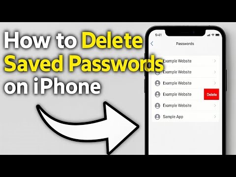 How to Delete Saved Passwords on iPhone (2026 | Complete Step-By-Step Guide)