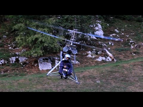 Mirocopter SCH-2A Autorotation and Circular Turns