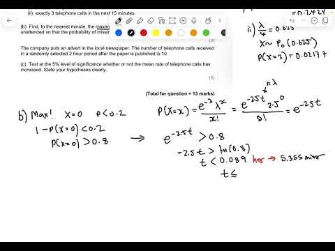 Testing mean and finding Critical Values for Poisson distribution