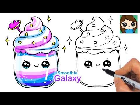 How to Draw a Galaxy Dream Smoothie Drink ✨