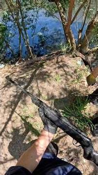 Rifle in a river? Suspicious? #magneticfishing