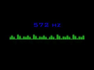 ⒽⓏ| 572 hz Pure Tone Frequency| NO Music , For Meditation, Testing. Black Screen