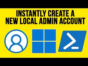 How to Create a Local Admin Account in Windows with PowerShell (Fast Method)