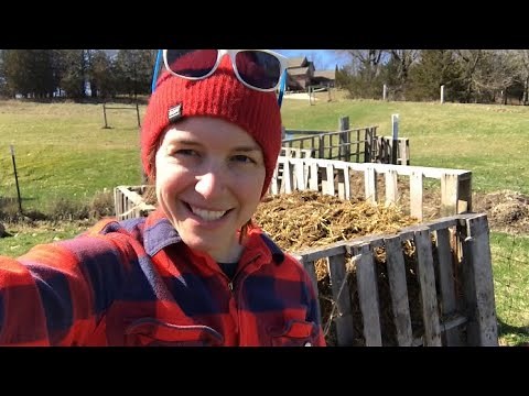 Using chicken bedding to create compost for my garden