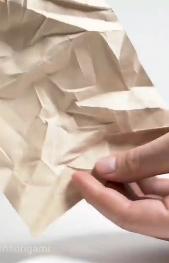 Fynn Jackson | Origami Sculptor on Instagram: "Crease pattern nr30 (reverse video) Grab the full crease pattern collection. Download link in my bio: @jacksonsorigami #origami #paperfolding #sculpture"