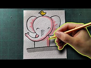 The SHOCKINGLY Simple Way to Draw an Elephant